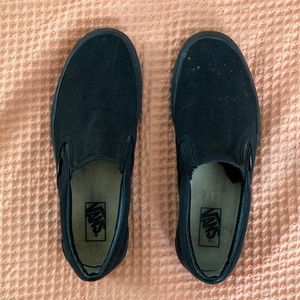 Vans classic slip-on, black, mens size 11
